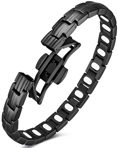 Jeracol Lymphdrainage-Magnetarmbänder für Damen, 21.5cm (8.46inch)