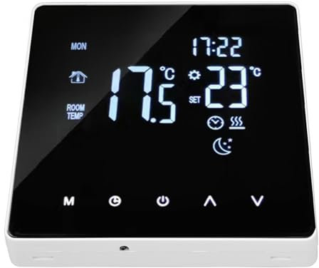 Intelligenter Temperaturregler mit LCD-Anzeige, WLAN, Touchscreen, für