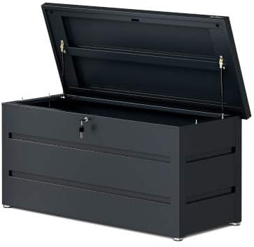 Jan Nowak Gartenbox Metall 360 L Auflagenbox wasserdicht abschließbar