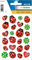 HERMA 3529 Aufkleber Marienkäfer Glück klein, 48 Stück, Ladybug Sticker mit Silberprägung, Kleeblatt Etiketten für Fotoalbum Hochzeit Tagebuch Poesiealbum Scrapbooking Liebe Dekoration Briefe Basteln