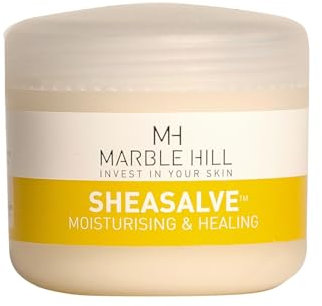 Marble Hill SheaSalve 100% Shea Butter 100g Soothing Balm for Skin Prone to Eczema, Dry Skin, Psoriasis, Cracking Hands, Nails, Pregnancy, Stretch Marks - Nappy Rash, Dribbling, Massage