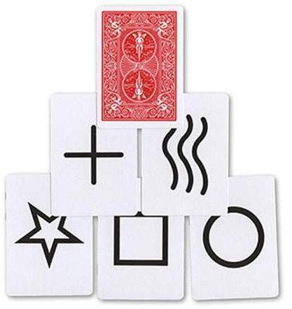 Bicycle ESP Cards - 25 Cards red Back - Kartenspiele - Zaubertricks und Magie