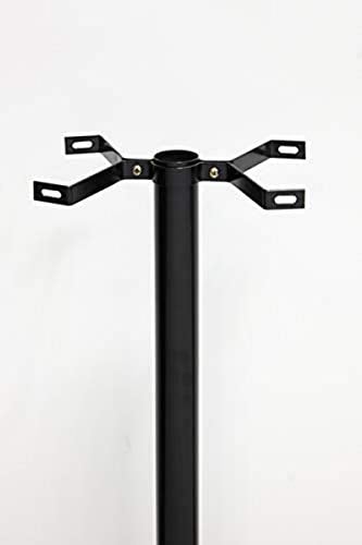 Arregui americano - Soporte buzon americano exterior aluminio, color negro