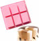 Allforhome 6 cavité Mould Moule Silicone Plaine de base Rectangle Savon de bricolage pour Homemade Artisanat