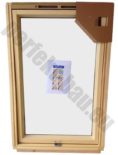 78 x118 Fakro Optilight Dachfenster mit Eindeckrahmen incl. SONNENSCHUTZROLLO IN BEIGE