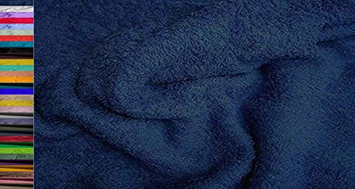 StoffBook WALKFROTTEE Stoff Doubleface SCHWER FROTTE Stoff Stoffe METERWARE, B833 (Marine)