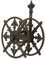 Antike Fundgrube Schlauchhalter im antiken Stil aus Gusseisen in braun | Schlauchhalterung für die Wand | Gartenschlauchhalter Schlauchrolle | B: 29 cm (6066)