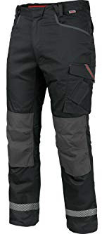 WÜRTH MODYF Winter Bundhose Stretch X - professionelle Arbeitshose für Herren - Bundhose mit Knieschutztaschen - in der Größe 42 in Anthrazit