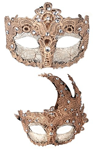 YU FENG Venezianische Maskenbälle, Party-Accessoire, 2 Stück