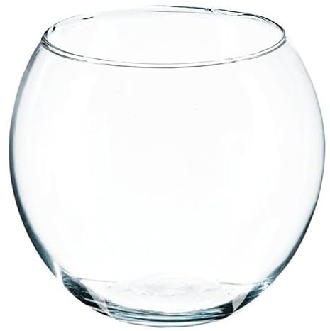 Paris Prix Atmosphera Créateur d'intérieur - Vase Boule en Verre Frost 15cm Transparent