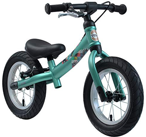 BIKESTAR Mitwachsendes Kinder Laufrad Lauflernrad Kinderrad für Jungen und Mädchen ab 3-4 Jahre | 12 Zoll Flex Sport Kinderlaufrad | Petrol Grün | Risikofrei Testen