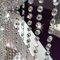 6Stk 1M Kristall Perlen Girland Octagon Vorhänge Stränge Garland Anhänger Achteck Perlen Kristallkette Hochzeit House Weihnachten Dekoration Partei Dekor