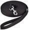 HAPPY HACHI Schleppleine für Hunde, 3m /5m /10m /15m /20m /25m /30m /33m Nylon Hundeleine mit Handschlaufe, Trainingsleine mit D-Karabiner,Lange Hundeleine,für Gehorsamkeitstraining (Schwarz, 3)