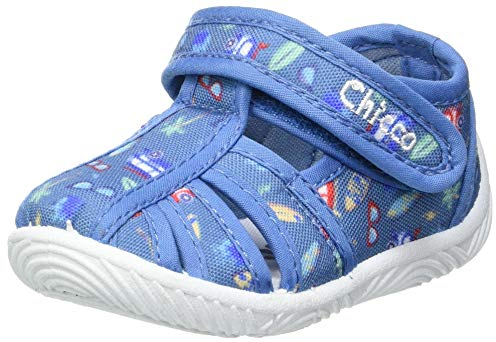 Chicco, Pantuflas Niño, Zapatillas para la Guardería y la Casa con Cómodo Cierre, Designed in Italy