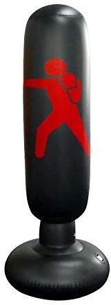 QSCTYG Sac De Frappe Fitness Fournitures Boxe Gonflable Sac de poinçonnage Gonflable Boxe Boxe Sac Tumbler Sandbag Fitness Sac de Formation 160cm 36 (Color : 03)