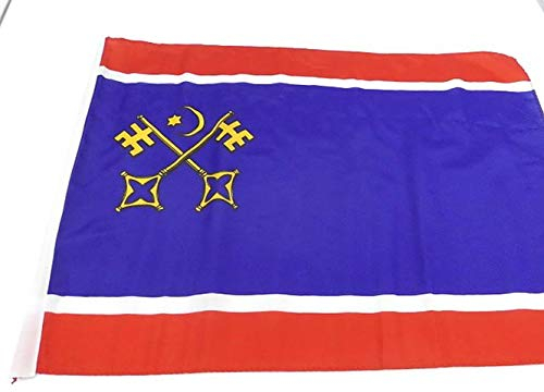 Flagge St. Peter Ording Stadtfahne Stockflagge mit Hohlsaum 30 x 45 cm Stockfahne Fahnen