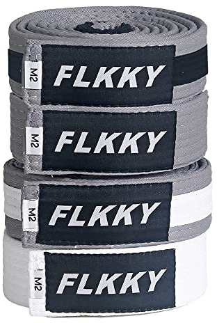 FLKKY BJJ Belt for Adults & Kids, IBJJF Approved