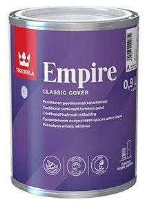 TIKKURILA Empire - Semi-Matt Furniture Paint for Interior Wood - Hard-Wearing & Stain Resistant - 1 Litre