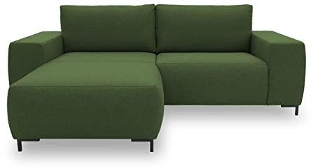 LOOKS by Wolfgang Joop Looks VI Designer Ecksofa, beidseitig montierbar, Polstersofa, grün, 242 x 160 cm