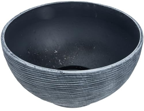 Schwimmender Pflanztopf Wasserlilie Wasserpflanzgefäß Großer Hydrokultur-Pflanzgefäß Garten Pflanzschale Blumenpflanzbehälter Dekoration Zubehör Graue Blumentöpfe