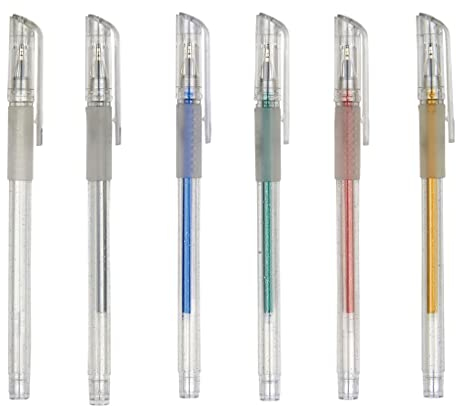 moses. Glitzerstifte Winterwunder 6er Set, 6 Gelstifte mit Glitzereffekt zum Malen, Basteln, Dekorieren und Beschriften, Geschenk zu Weihnachten und für den Adventskalender