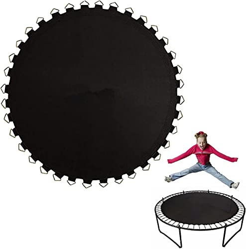 Trampolin-Ersatzzubehör Trampolin-Ersatz-Sprungmatte, perfekte Sprungkraft, wasserabweisend, UV-beständig, Austausch-Sprungmatte mit Metall-V-Haken, kompatibel mit runden Rahmen