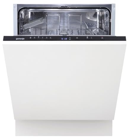 Gorenje GV622D10 Vollintegrierbarer Geschirrspüler, 60cm, 14 Maßgedecker, Einphasen-Asynchronmotor, vollständiger Überlaufschutz, Vorspülen/Einweichen, Daily Wash