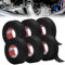 CMYUA Gewebeband 6 Packung Gewebe Isolierband Kfz 19 mm x 15 m Schwarz Selbstklebendes Gewebeband Kabelbaum Klebeband Textilklebeband und Selbstklebend Auto Kabel Klebeband