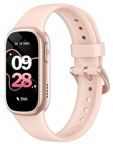 Asmoda Smart Band,1.47 Pulsera Actividad con 130+ Modos Deportivos, Contestar/Llamar/Monitor de Sueño/Calorías/Podómetro, Impermeable IP68 Smartwatch para Android iOS