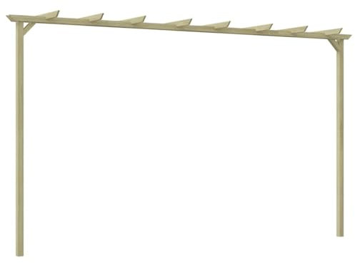 ShGaxin Gartenpergola, Balkon Pavillon, Beschattung Terasse, Gartenpergola, Garten Verzierung, Imprägniertes Kiefernholz 360×200×60 cm