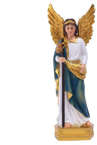 Weihnachtliche Erzengel-Figur – elegante Tischstatue, Urlaubsdekoration, Wohn- und Schlafzimmer, Innen-Engelsstatue, Erzengel-Figur für Tischdekoration, Weihnachtsfigur