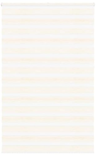 vidaXL Doppelrollo Marmorbeige 140x230cm Stoffbreite 135,9 cm Polyester