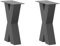 vidaXL Couchtischbeine X-Form 2 Stk. Anthrazit 28x(42-43) cm Stahl, Tischbein, Tischbein Metall, Esstischbein, Möbelbein, Schreibtischbein
