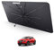 LUWU Parasol Coche Compatible con Nissan Juke F16 2020-2024 2025 Parasol para Parabrisas Delantero Plegable Protección UV Juke 2025 Accesorios