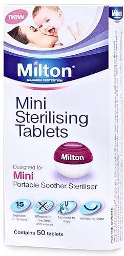 Milton Mini Sterilising Tablets 50Pk | SterlingSquare