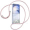 Ptny Glitter Funda para Samsung Galaxy Z Flip 7 Funda con Cordón,Transparente Silicona TPU Antichoque Niñas Mujeres Case con Ajustable Cordón para Samsung Galaxy Z Flip 7 Carcasa