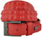 Lowlife of London Herren Gürtel - Rot - Red - Medium