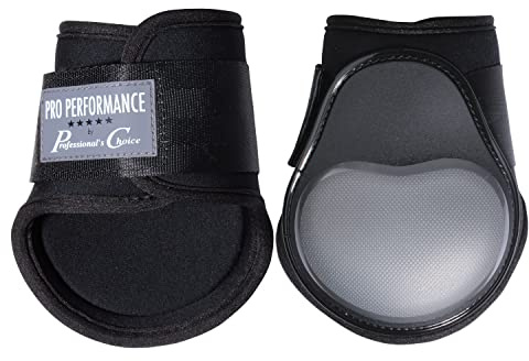 Professional's Choice Sports Medicine Products Pro Performance Fetlock Horse Boots Equestrian Sports | Black One Size