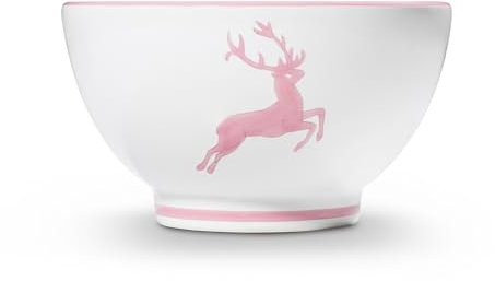 Gmundner Keramik Müslischale Ø 14 cm Rosa Hirsch