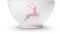 Gmundner Keramik Müslischale Ø 14 cm Rosa Hirsch