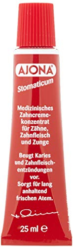 Dr. Rudolf Liebe Nachfolger Ajona Stomaticum medizinisches Zahncremekonzentrat, 4er Pack (4 x 25 ml)