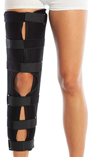 Rodillera inmovilizadora de rodilla. Férula para antes y después de la cirugía. Inmovilizador post-operatorio. Tres tamaños