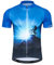 Weimostar Sportbekleidung Radtrikots Kurzarm Fahrradbekleidung Fahrrad top Männer MTB Jersey Atmungsaktive Sommer Blau Größe XL
