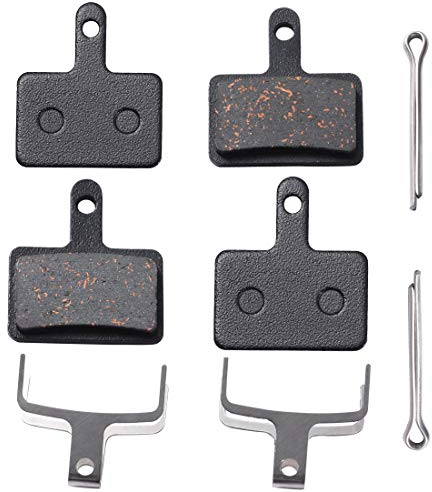 Icreopro 2 Paar Bremsbeläge für Shimano B01S,Scheibenbremsbeläge bremsbelag für Tektro/TRP,(Multimetallisch, Halbmetall, Metall,Gesintert)