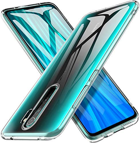 Captor Hülle Transparent TPU Silikon Case, ultradünn & weich, Anti-vergilbend, Flexibles Clear Cover, Handyhülle (Xiaomi, Trasparente, Xiaomi: Redmi Note 8 PRO)