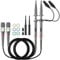Hantek PP-80 2 PCS X1/X10 60MHz Oscilloscope Scope Clip Probes with Free Accessory Kit Pack For HP Tektronix Hitachi with oscilloscopes having bandwidth up to 60 MHz