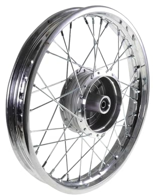 2EXTREME Speichenrad 1,60x16 Zoll Stahl verchromt kompatibel für Simson S 50 N 50 2T AC 75-80, S 53 CX 50
