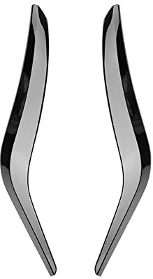 LIMBQS Copertura della maniglia della porta interna per BMW E84, staffa del bracciolo della porta Maniglia della maniglia della porta per BMW X1 2008-2015 (nero piano)