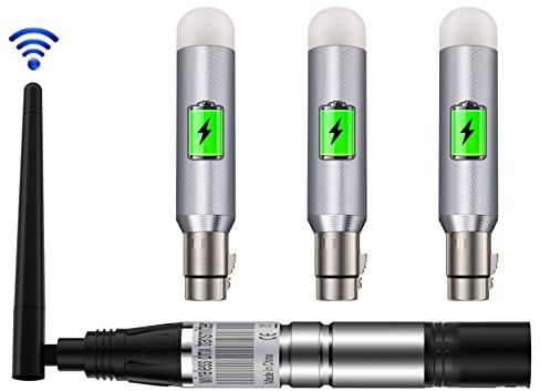 UKing Wireless DMX Controller, Wireless DMX512 Transmitter/Empfänger LED Lighting Controller Arbeit mit DMX-Controller für Moving Head Bühnenlicht Bars