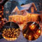 MONZANA® Lichterkette 200 LED 20m Innen Außen IP44 Stromsparend Stecker Leuchtkette Weihnachten Weihnachtsbeleuchtung Weihnachtsdeko Girlande Warmweiß